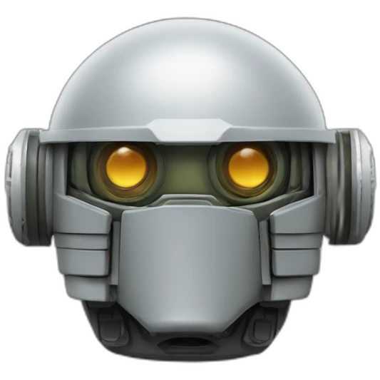 Automatron compact, small, soldier, one eye emoji