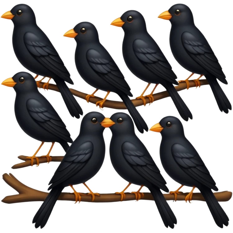 Black Birds emoji