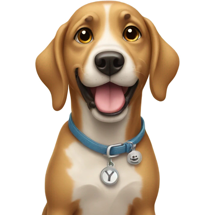 Dog saying thankyou  emoji