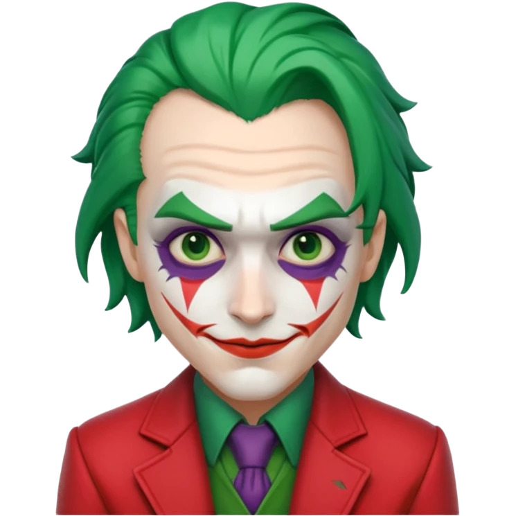 Joker Villain, red jocket emoji