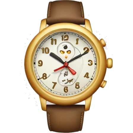 mirandoreloj cansado emoji