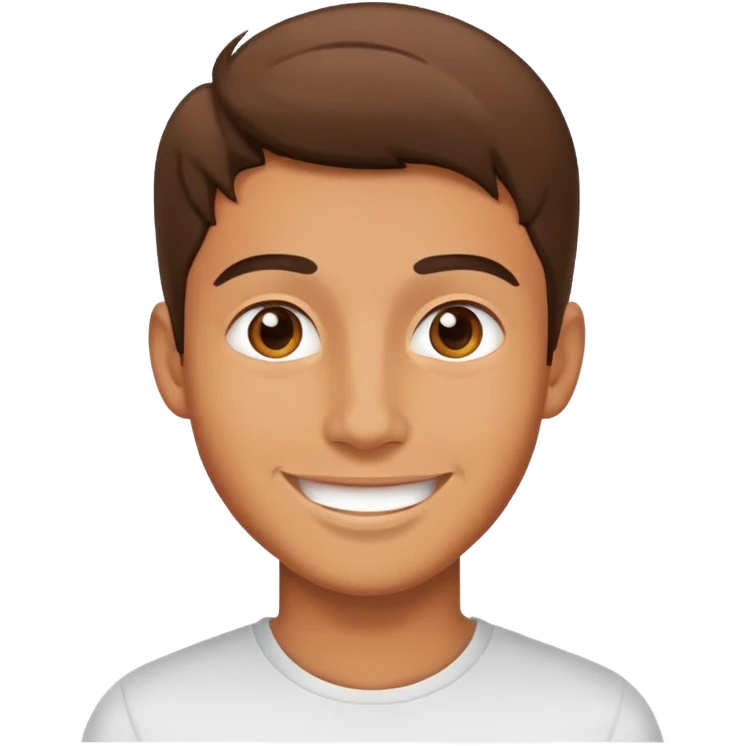 portrait of a young man emoji