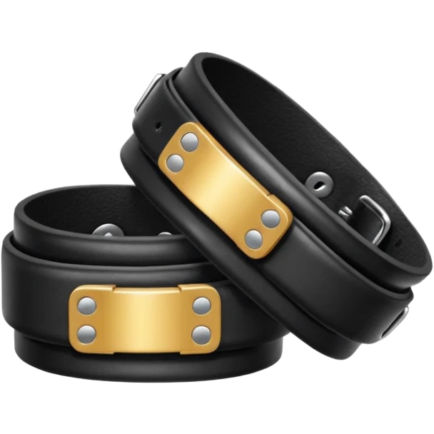 Black cuffs emoji