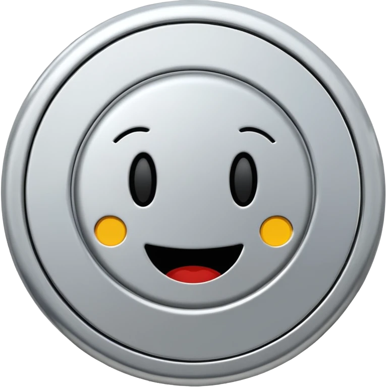 Metal Bath plug, plain, no smiley faces, no emojies emoji