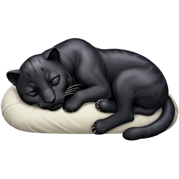 Black Panther sleeping emoji