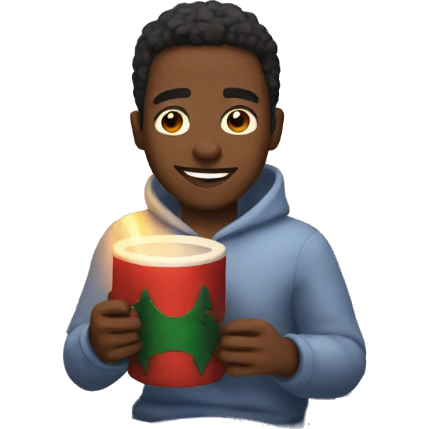 Cozy christmas emoji