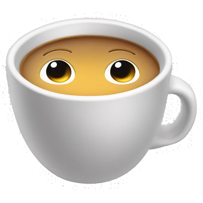 two coffee cup tim emoji