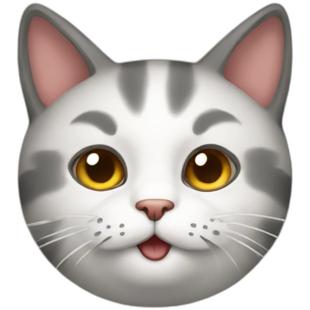 cat very hungry emoji