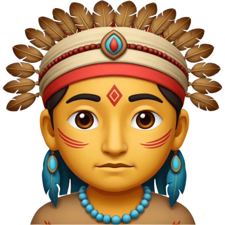 An apach indian emoji respectful emoji