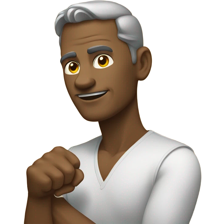 Gay guy with a limp wrist emoji