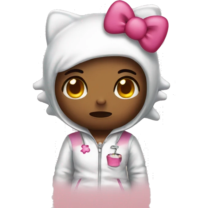 sick hello kitty emoji