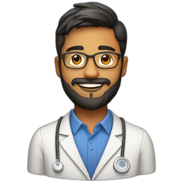 24 year old indian physics phd student at university of pittsburgh with beard emoji