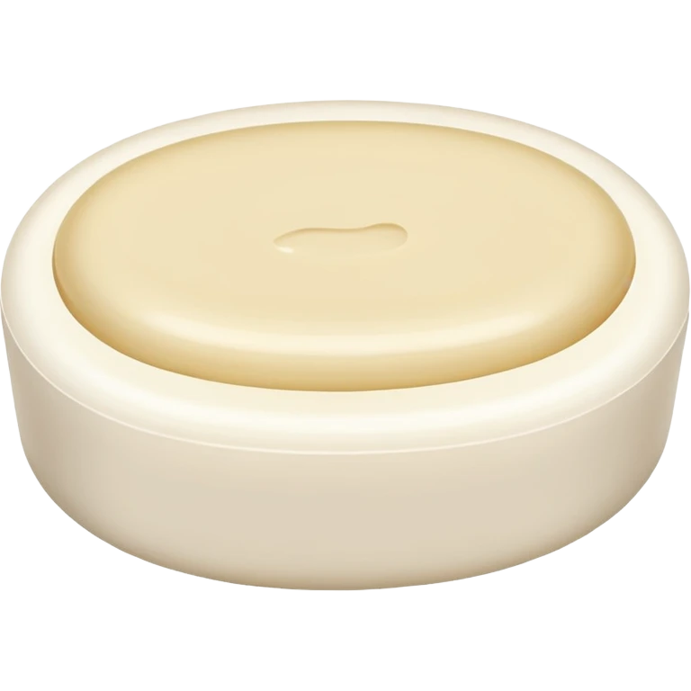oval white soap emoji
