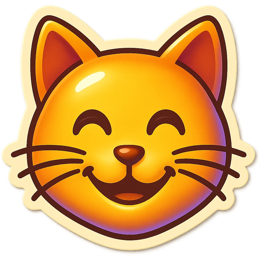 smiling cat emoji emoji