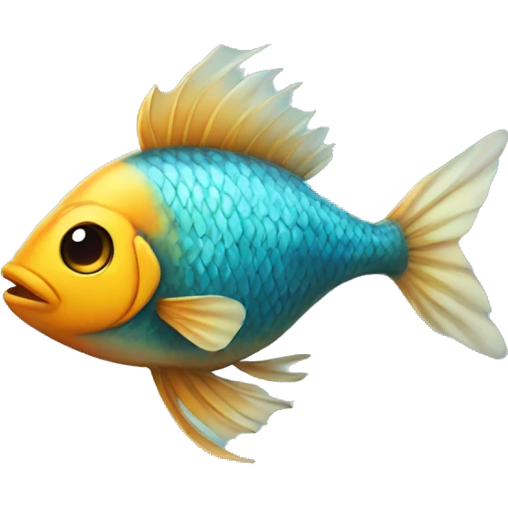 Fish with wings emoji