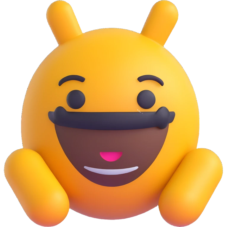 Fortnite character, 3D emoji style, rounded features, playful, with signature Fortnite accessories emoji