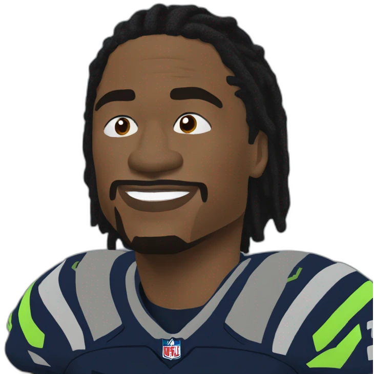 marshawn lynch saying I'm just here so I dont get fined emoji