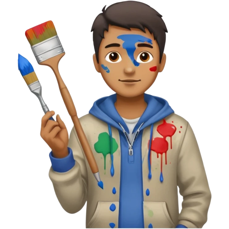 Street Painter man  emoji