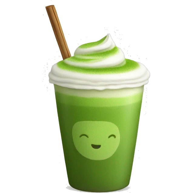 Matcha latte  emoji