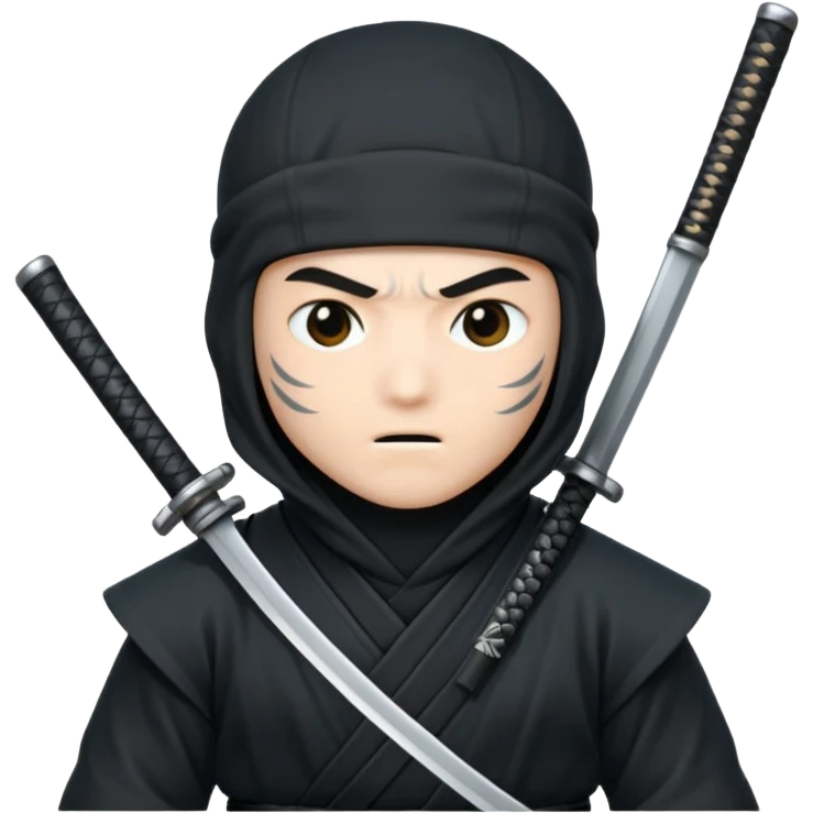 Ninja branco emoji