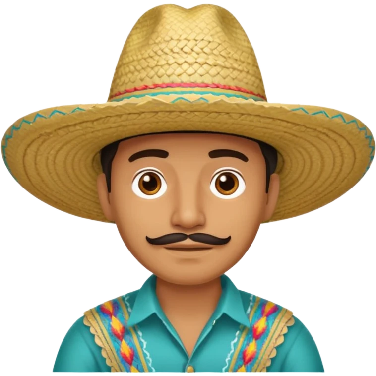 Tejana sombrero hombre emoji