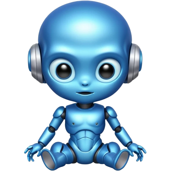 Alien robot baby emoji