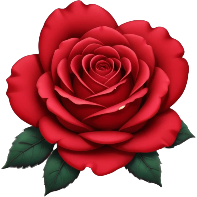 dark rose petal emo style emoji