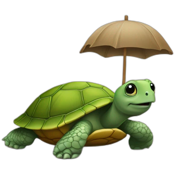 louttre sur une tortue emoji