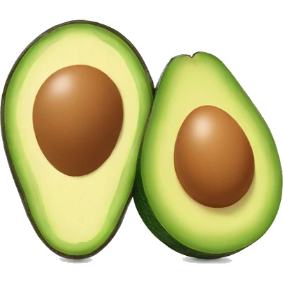 Egg and avocado emoji