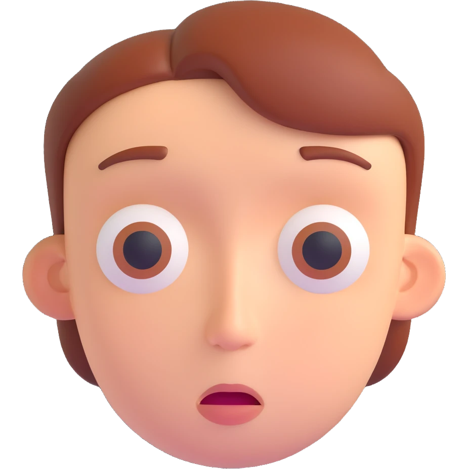 slightly annoyed face emoji
