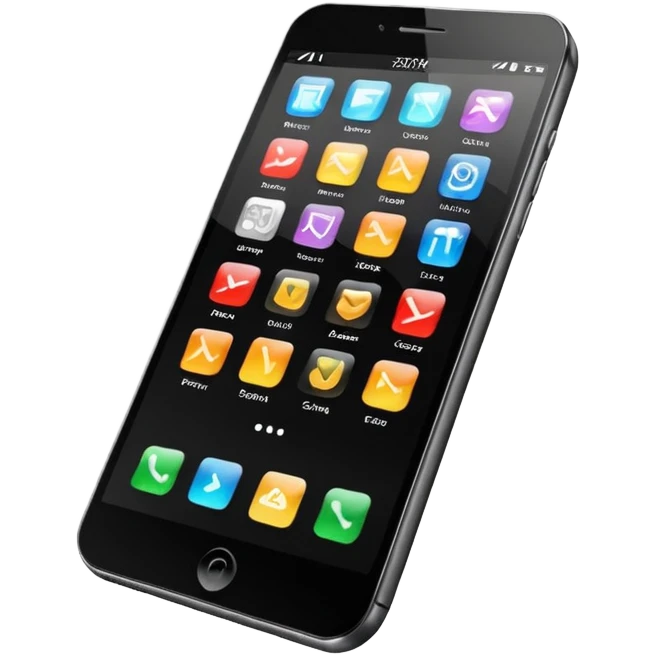 Mobile payment – smartphone with payment app emoji