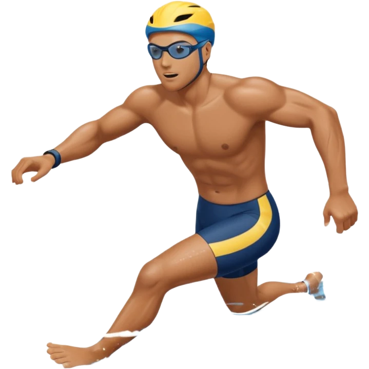 Swim bike run emoji