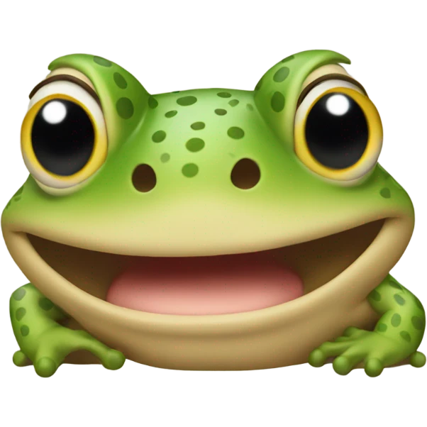 A happy toad emoji