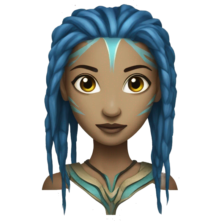 neytiri from avatar emoji