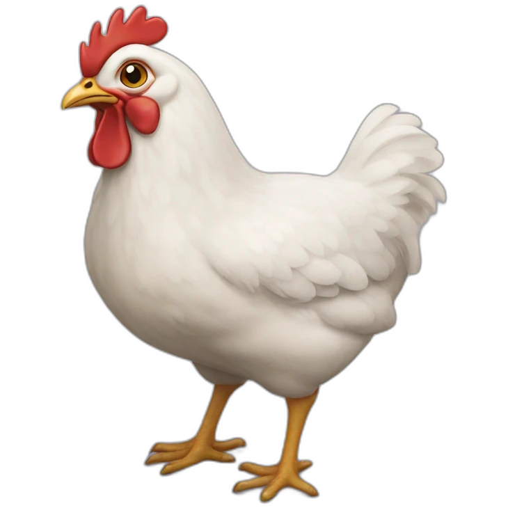 Une poule emoji
