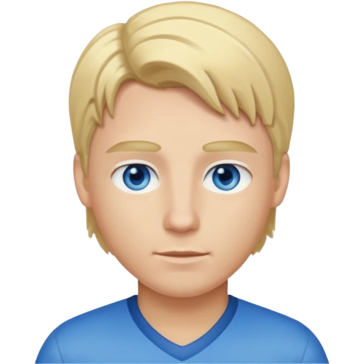 Giocatore capelli biondi e occhi Azzurri emoji