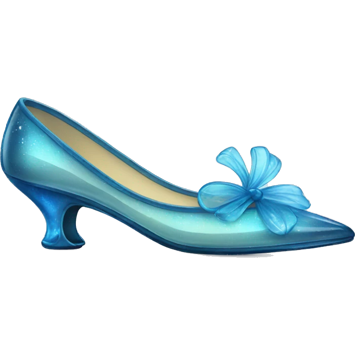 Blue glass slipper emoji