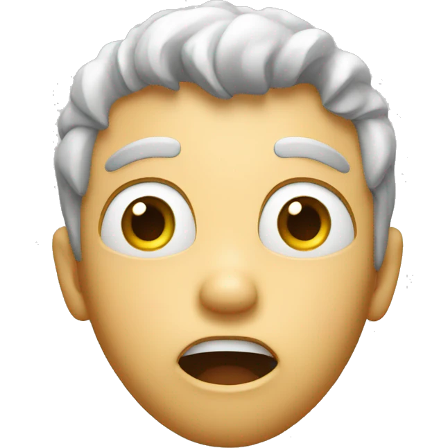 surprised face  emoji