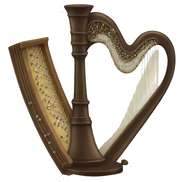 beatuful harp emoji