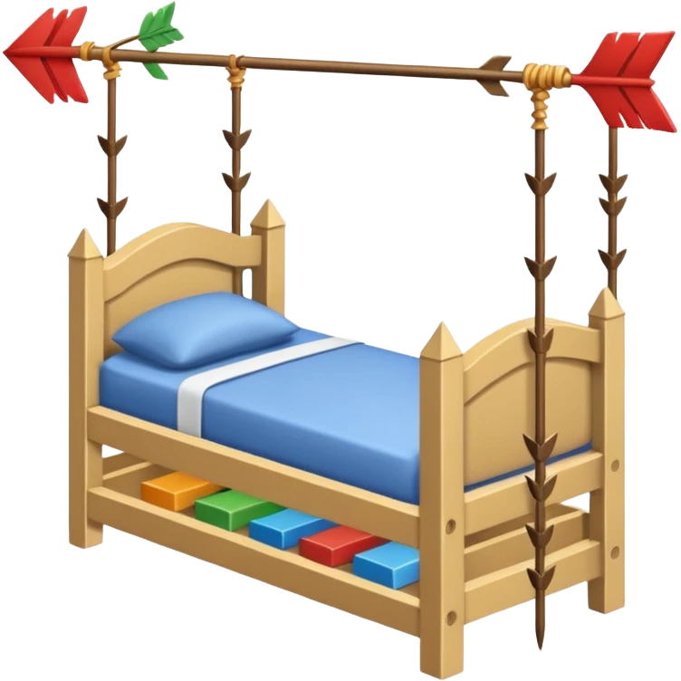 a cot made of arrows, it shold be complete made of arrows emoji