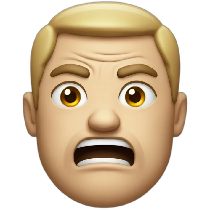 angry man emoji