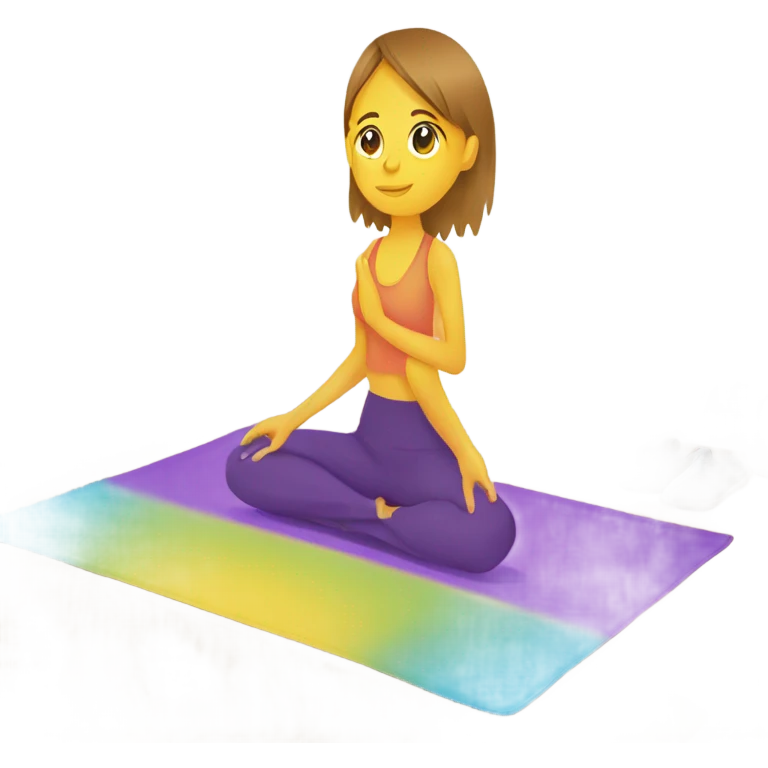 Color yoga mat emoji