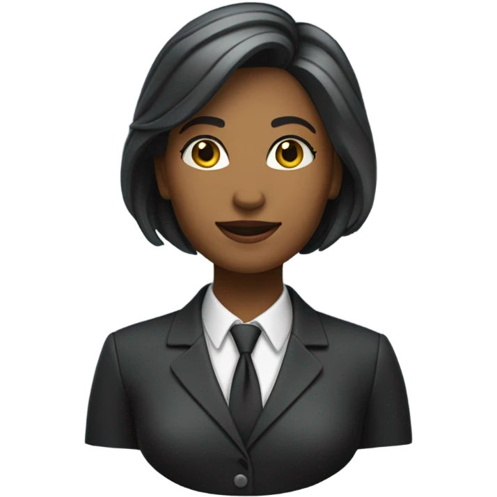 Female banker emoji