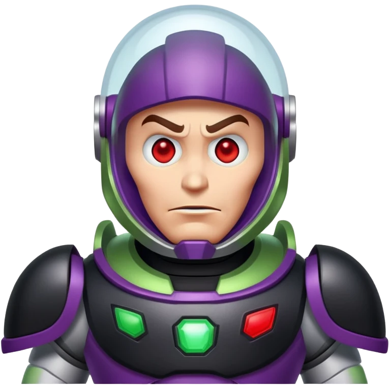 anti Buzz Lightyear, evil space ranger, dark version emoji