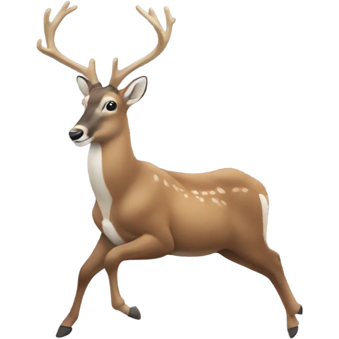 Big buck dancing emoji