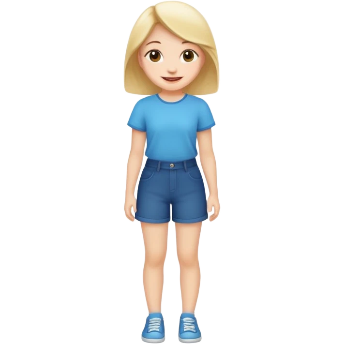 cute girl full body  emoji