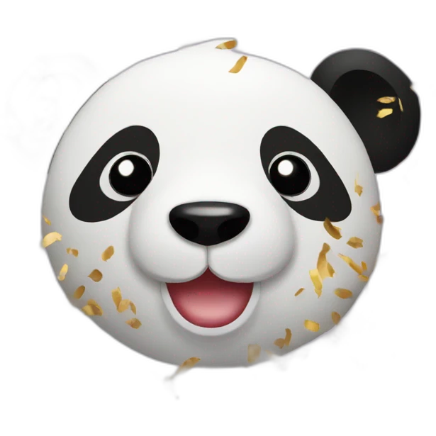 panda confetti emoji