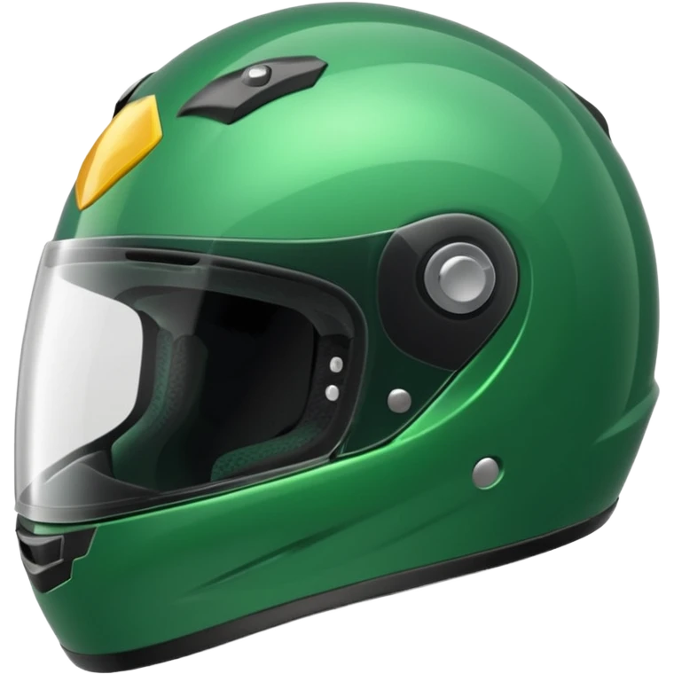 green motorcycle helmet emoji