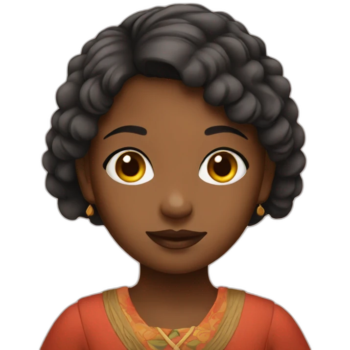 Traditional girl emoji