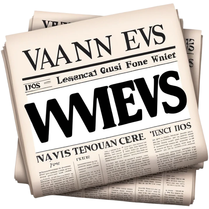 Vavinews logo with newspaper theme emoji